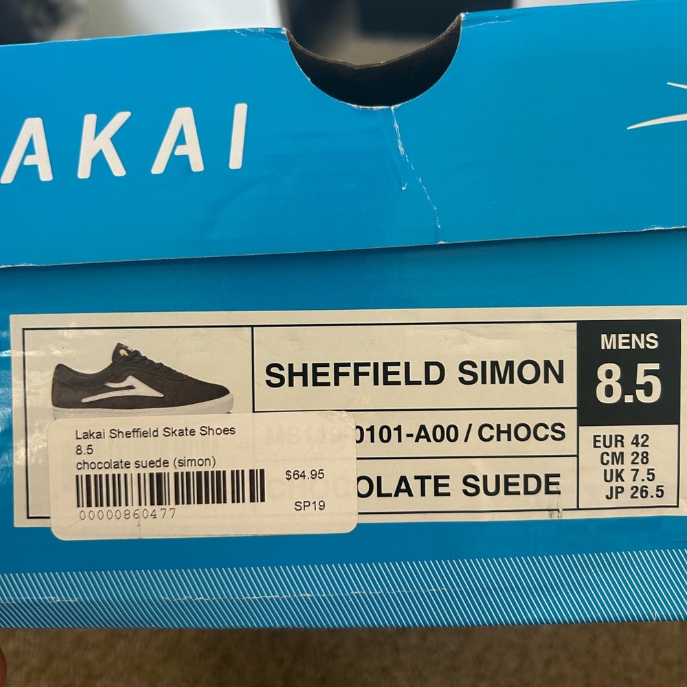 Sheffield Simon Chocolate Suede Men's Sneakers